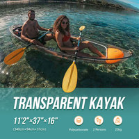 Zebec – bateau à rames en cristal, en verre Transparent, kayak, vente en gros