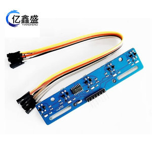 Módulo de sensor infrarrojo Tcrt5000, seguimiento de líneas de 5 canales para robótica inteligente de automóviles - Product Image 3