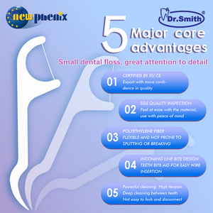 Ultra flosser <span class=keywords><strong>dentaire</strong></span> avec PTFE, <span class=keywords><strong>soie</strong></span> <span class=keywords><strong>dentaire</strong></span> 50 pièces sac d'emballage - Product Image 4