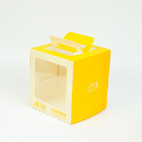 Boîte à dessert personnalisée en carton alimentaire, emballage pour desserts OEM avec impression de logo estampé à chaud pour boulangerie pâtisserie en gros