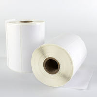 Rollo de etiquetas térmicas directas a escala de 58mm blanco personalizado 58x60 58x40 pegatina de código de barras autoadhesiva para etiquetas de envío