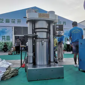 Hydraulic Oil Processing Coconut Oil Machine Cold Press Automatic Olive Oil Machine Italy Wooden Case Silver Provided 20kg Lewin