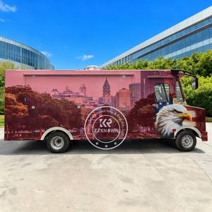 Prix bon marché Mobile BBQ Pizza Jus Ice-Cream Hamburger Salade Snack Food Truck Camion électrique de nourriture à vendre - Product Image 2