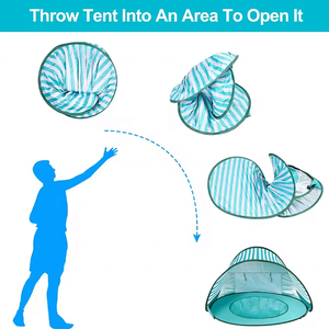 Tente de plage imperméable portative de bébé avec la protection UV enfants jouent l'ombre pour la piscine pour l'<span class=keywords><strong>abri</strong></span> du soleil de camping - Product Image 5