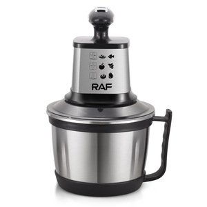 Picadora de Carne Multifuncional para el Hogar, de Acero Inoxidable, 3L, Picadora de Alimentos, Trituradora de Ñame, Procesador de Alimentos con Asa - Product Image 2