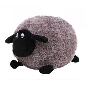 Lindo Peluche de Oveja Pequeña, Muñeco de Peluche para Niños, Cordero Blanco Redondo de Peluche - Product Image 5