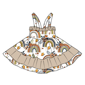 Robe pour enfants personnalisable <span class=keywords><strong>de</strong></span> style boutique, dentelle assortie, grande jupe, jupe <span class=keywords><strong>de</strong></span> princesse pour fille, robe d'anniversaire, robe <span class=keywords><strong>de</strong></span> fête pour enfants - Product Image 4
