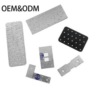 補修プレート/穴あきプレート亜鉛メッキ鋼木材木材コネクタ - Product Image 1