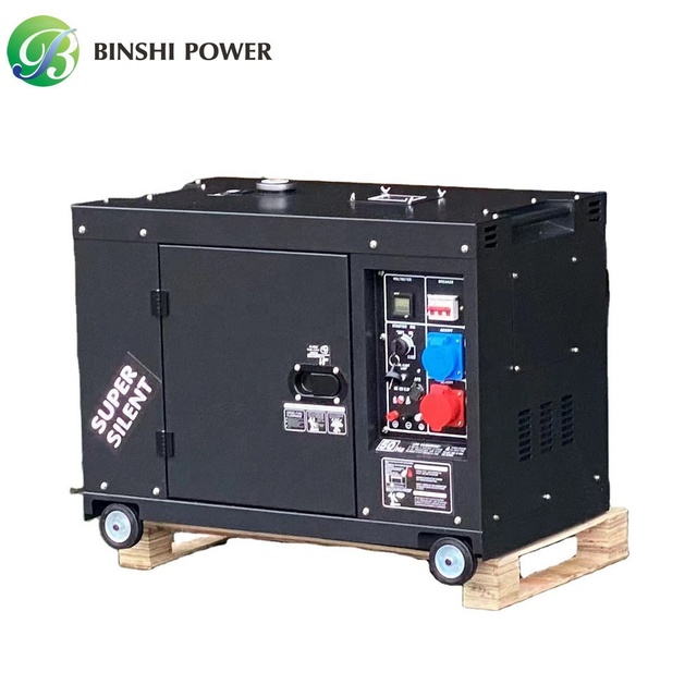 High Quality Best Sale 9KW Silent Diesel Generator Set 12kva Genset Price Portable Soundproof Inverter Diesel Generator