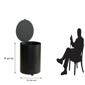 Organisateur de stockage de piles de <span class=keywords><strong>bois</strong></span> d'intérieur facilement nettoyé de haute qualité stockage de granulés personnalisé - Product Image 5