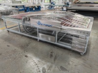 Machine de lavage et de séchage de verre horizontale automatique Mornsun 1200 mm 1800 mm facile à utiliser avec certification CE