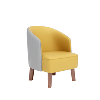 Muebles Modernos Baratos para Restaurante, Sofá de Tela, Sillas de Esquina de Cuero y Madera para Cafetería, Juego de Mesa y Sillas de Ocio en Venta