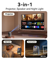Mini projecteur intelligent OBE Oray Go 400ISO 1080P Full HD, projecteur portable pour cinéma maison, vidéo projecteur pour home cinéma