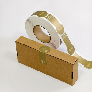 Gift Wrap <b>Roll</b> Labels Decorative Self Adhesive <b>Stickers</b> for Holiday Present Box Packaging - Product Image 3