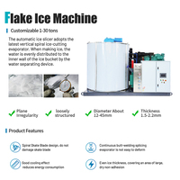 Machine à glace en flocons industrielle de 10 tonnes 20 tonnes/jour |   Certifié CE |   Rendement élevé |   Approvisionnement direct d'usine chinoise |   Prix économique