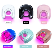 Lampe à LED UV sans fil rechargeable portable X8 rouge clair rose Pro Cure 48w pour ongles