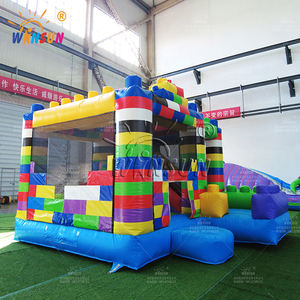 Château gonflable combiné WINSUN pour événements commerciaux et fêtes, ignifuge et imperméable en PVC, installation facile - Product Image 6