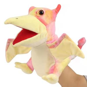 Marioneta de Mano de <span class=keywords><strong>Dinosaurio</strong></span> Tiranosaurio de Peluche Súper Suave con Boca Abierta para Actuaciones en Jardín de Niños, Marioneta de Dedo para Padres e Hijos - Product Image 6