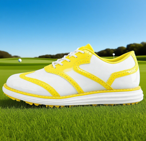 <span class=keywords><strong>Chaussures</strong></span> <span class=keywords><strong>de</strong></span> <span class=keywords><strong>golf</strong></span> en cuir imperméables professionnelles pour hommes baskets d'extérieur antidérapantes-Wholesale Supply - Product Image 5