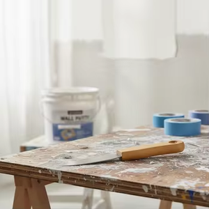 سكين معجون الجدران من الفولاذ الكربوني بمقبض خشبي من كونكورد، أداة منزلية للاستخدام في أعمال الجدران الجافة - Product Image 4