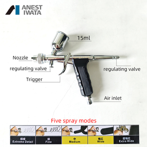 Aerógrafo para Pintura de Automóviles <span class=keywords><strong>ANEST</strong></span> HPTH2-8 de Japón, Calibre 0.8, Reparación de Arañazos de Pintura de Automóviles, Pistola de Pulverización Pequeña, Herramienta Neumática - Product Image 2