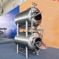CARRY Nouveau Design Horizontal 10BBL Cuve de brassage en acier inoxydable 304 de qualité alimentaire pour équipement commercial de brassage de bière à vendre