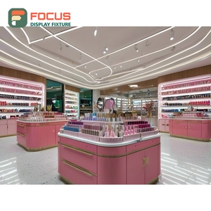 Latest Design Boutique Store Stainless Steel Shop Furniture Odm Supplier Cosmetic Shop Design - Product Image 1