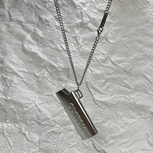Étui en alliage métallique en gros avec longue chaîne pour briquets <span class=keywords><strong>J3</strong></span>, étui porte-briquet avec collier personnalisé - Product Image 5