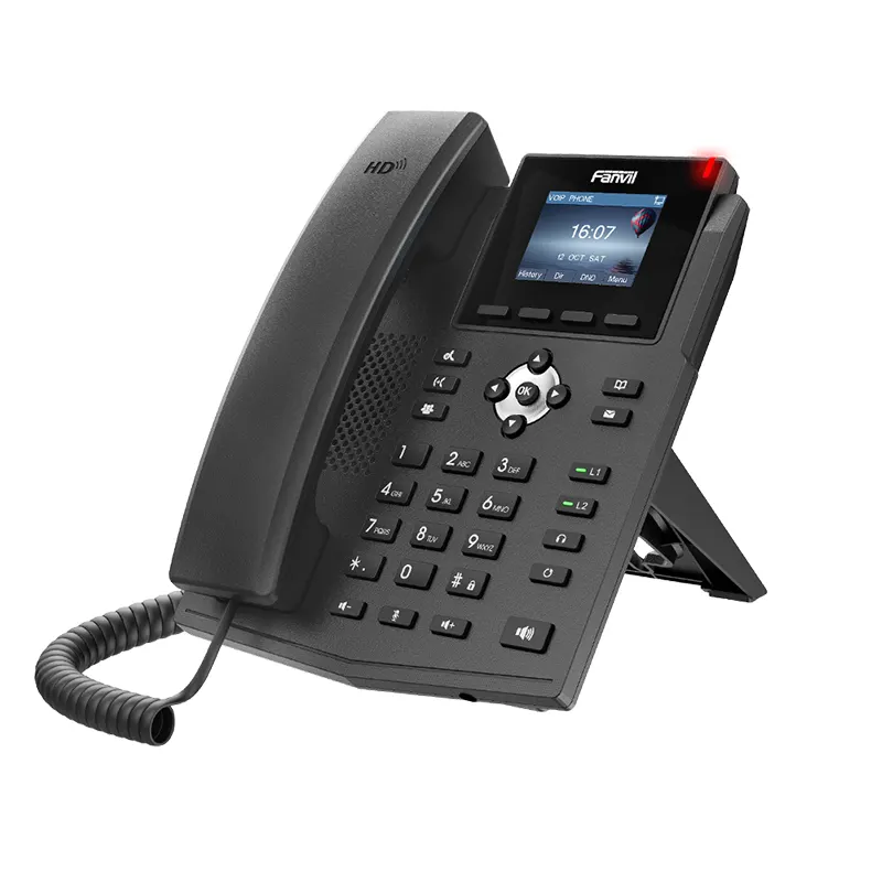 Fanvil X3S/X3SP Enterprise IP-Telefon mit 2,4-Zoll-Farb-LCD und neu hinzugefügten Funktions tasten