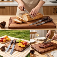 Couteau à gâteau TC, couteaux à fruits, couteau japonais, vente en gros de couteaux de cuisine, ensemble de couteaux professionnels pour chefs, couteau à viande pour boucher en fer