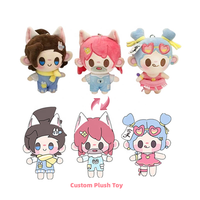 Fabricant de jouets en peluche promotionnels, logo personnalisé, poupée en peluche douce, mascotte humaine