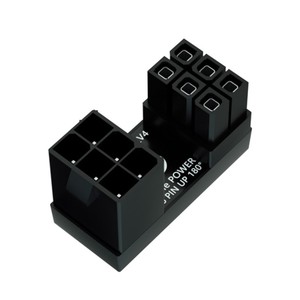 ชุดอะแดปเตอร์ PCIe 8 พิน 6 พิน 180 องศา แบบ U-Turn สำหรับการ์ดจอเดสก์ท็อป GPU สายไฟแบบ Low Profile - Product Image 4