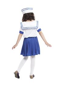 3 पीसी सेट कार्निवल पार्टी लड़की नाविक सौंदर्य सौंदर्य पोशाक पोशाक पोशाक पहने नौसेना हेलोलीन संगठन सेट ट्यूटू स्कर्ट + टोपी - Product Image 3