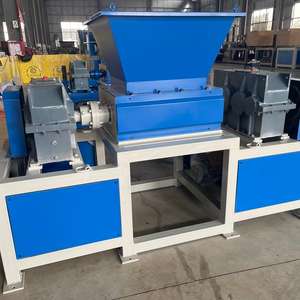 Hochwertiger Ok-600 Kunststoff-Reifens chredder Doppelwellen-Holzhacker und Gummi zerkleinerung maschine mit Zahnrad-und Pumpen kern komponenten - Product Image 2