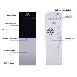 ตู้ทำน้ำร้อนและเย็นตู้ทำน้ำร้อนแบบตั้งพื้นสำหรับสำนักงาน - Product Image 3