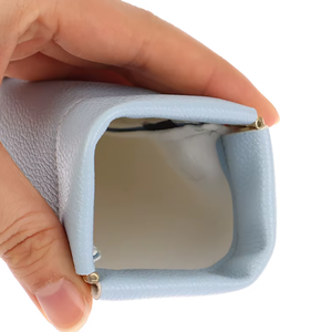 תיק משקפיים pu רך עם וו נייד אוטומטי משקפי שמש סגור אחסנה תיק נסיעות eyewear - Product Image 5