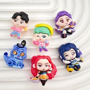 Charm in Resina K-Pop Demon Hunters, Decorazioni Anime Cartoon Fai-da-Te per Cover Telefoni e <span class=keywords><strong>Scarpe</strong></span> - Product Image 1