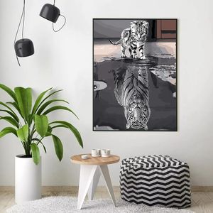 Chien toile <span class=keywords><strong>peinture</strong></span> à l'huile 100% peint à la main animal <span class=keywords><strong>art</strong></span> <span class=keywords><strong>peinture</strong></span> à l'huile pour décor de chambre et décoration de la maison <span class=keywords><strong>peinture</strong></span> - Product Image 2