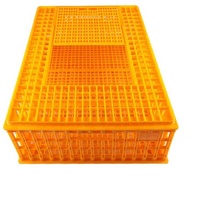 Nouvelle cage en plastique pour volailles d'élevage, style 75*55*27cm, transport de poulets, cages à oiseaux pour poulets vivants/