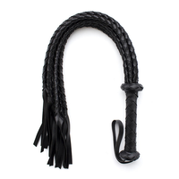 Fouet en cuir haut de gamme Ninghao, accessoires érotiques pour jeux coquins avec pompon