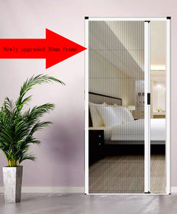 <span class=keywords><strong>Mosquitera</strong></span> <span class=keywords><strong>plisada</strong></span> retráctil antimosquitos moderna con marco de aleación de aluminio, puerta corredera plegable Invisible - Product Image 2