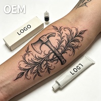 Vente en gros de tatouages personnalisés au logo, effet soyeux, adaptés aux artistes tatoueurs professionnels et aux postes de travail des salons de beauté
