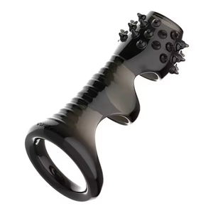 Nouveau design : Ensemble de stimulation pénienne à picots pour hommes, avec fonction de retenue du sperme et extension de <span class=keywords><strong>gland</strong></span>, pour le plaisir et les jeux sexuels des hommes adultes et gays. - Product Image 6