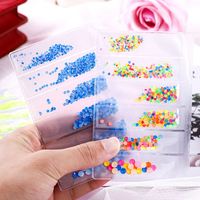 Nouveau style d'art des ongles coloré, base plate fluorescente, perceuse en plastique, couleur néon, taille mixte, décalcomanie DIY, décoration d'ongles