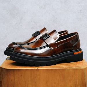 New Business Shoes Men Leather Shoes Shoes for Men Men's Leather Loafers Casualshoes <b>Boots</b> for Men Men's Leather Dress Shoes - Product Image 3