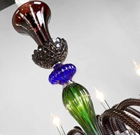 Nouveau lustre en cristal de luxe léger de style européen noir et rose décoration villa hôtel restaurant éclairage intérieur