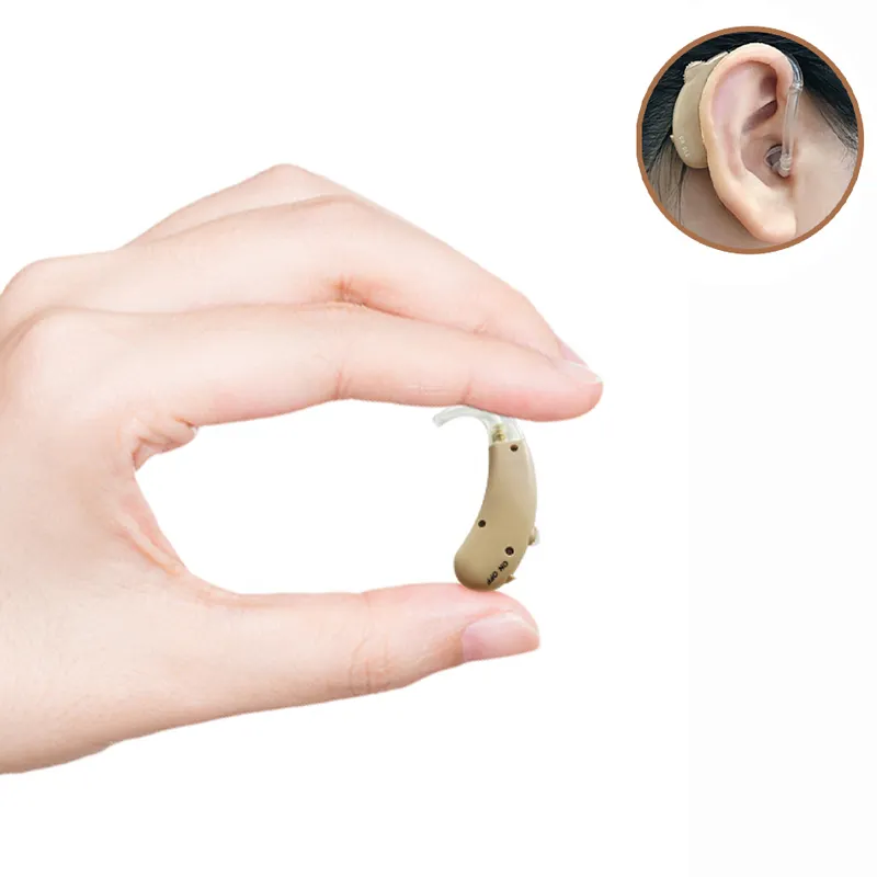 Novos produtos trending 2023 Medical Hearing Aid Ear Amplificador de Som Ajustável Aparelhos Auditivos BTE Ear Hearing Aid