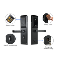 Système de contrôle d'accès par carte de haute qualité 13,56 kHz, système de carte-clé, clé intelligente, serrure de porte électronique RFID pour hôtel
