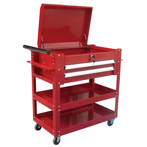 Nhà máy bán trực tiếp xe đẩy dụng cụ giá rẻ để tiết kiệm không gian, giá để đồ ba tầng và giá để phụ tùng - Product Image 1