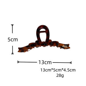 กิ๊บติดผมรูปโบว์สีเจลลี่เรียบง่ายสำหรับผู้หญิง กิ๊บหนีบผมพลาสติกแบบด้านขนาดใหญ่ อุปกรณ์เสริมผม - Product Image 2